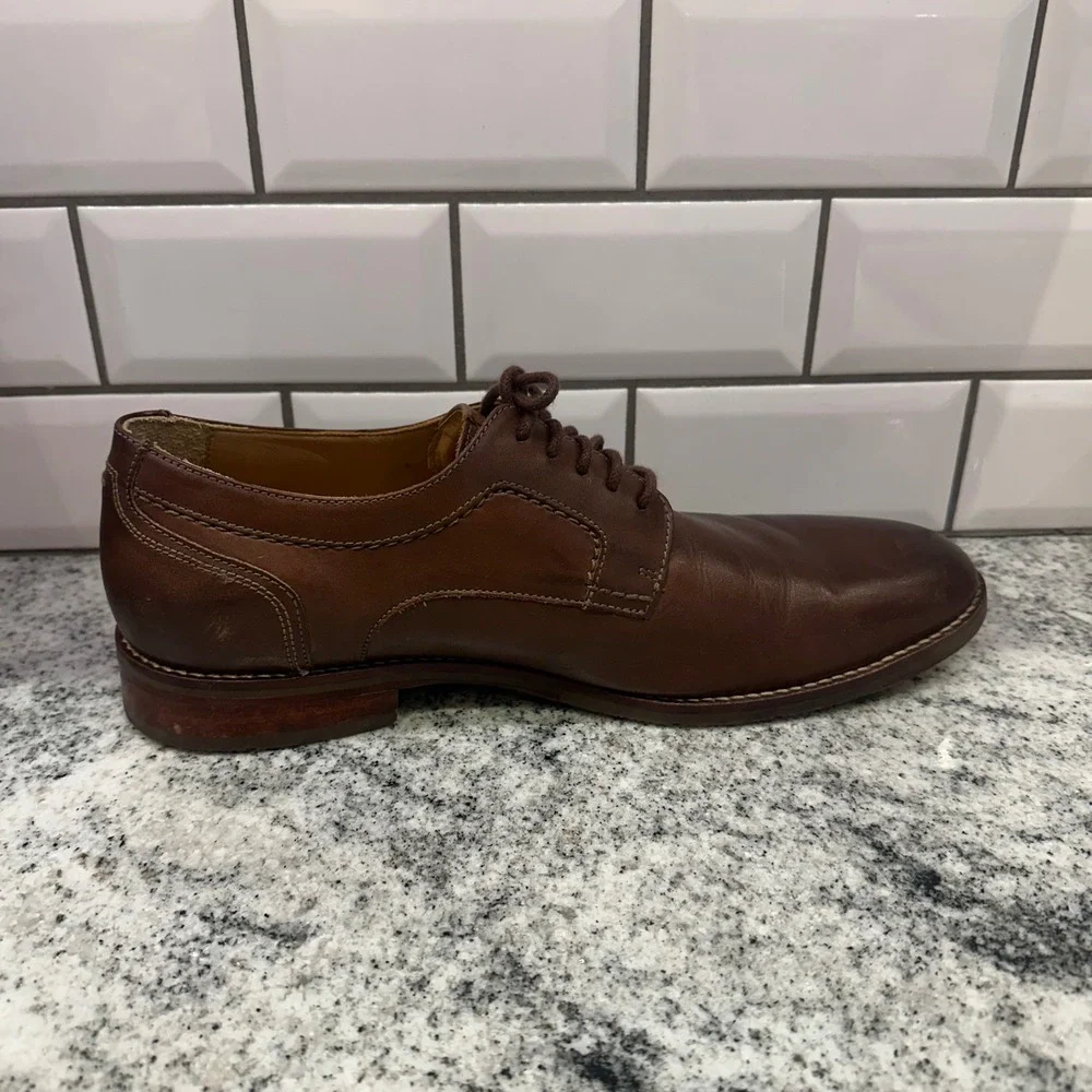 Johnston & Murphy Brown Leather Oxford Dress‎ Shoes Mens Sz 11.5